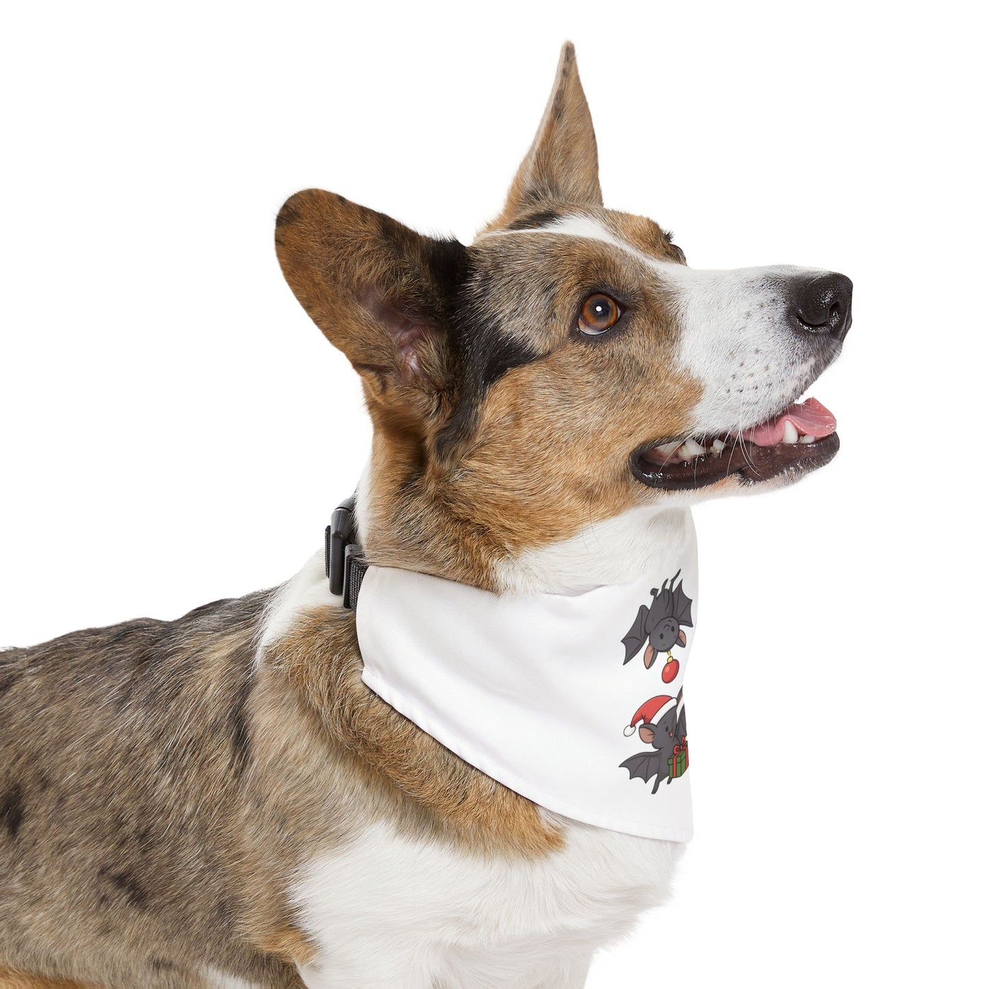 Pet Bandana — Cute Christmas Bats Holiday Dog & Cat Bandana Collar
