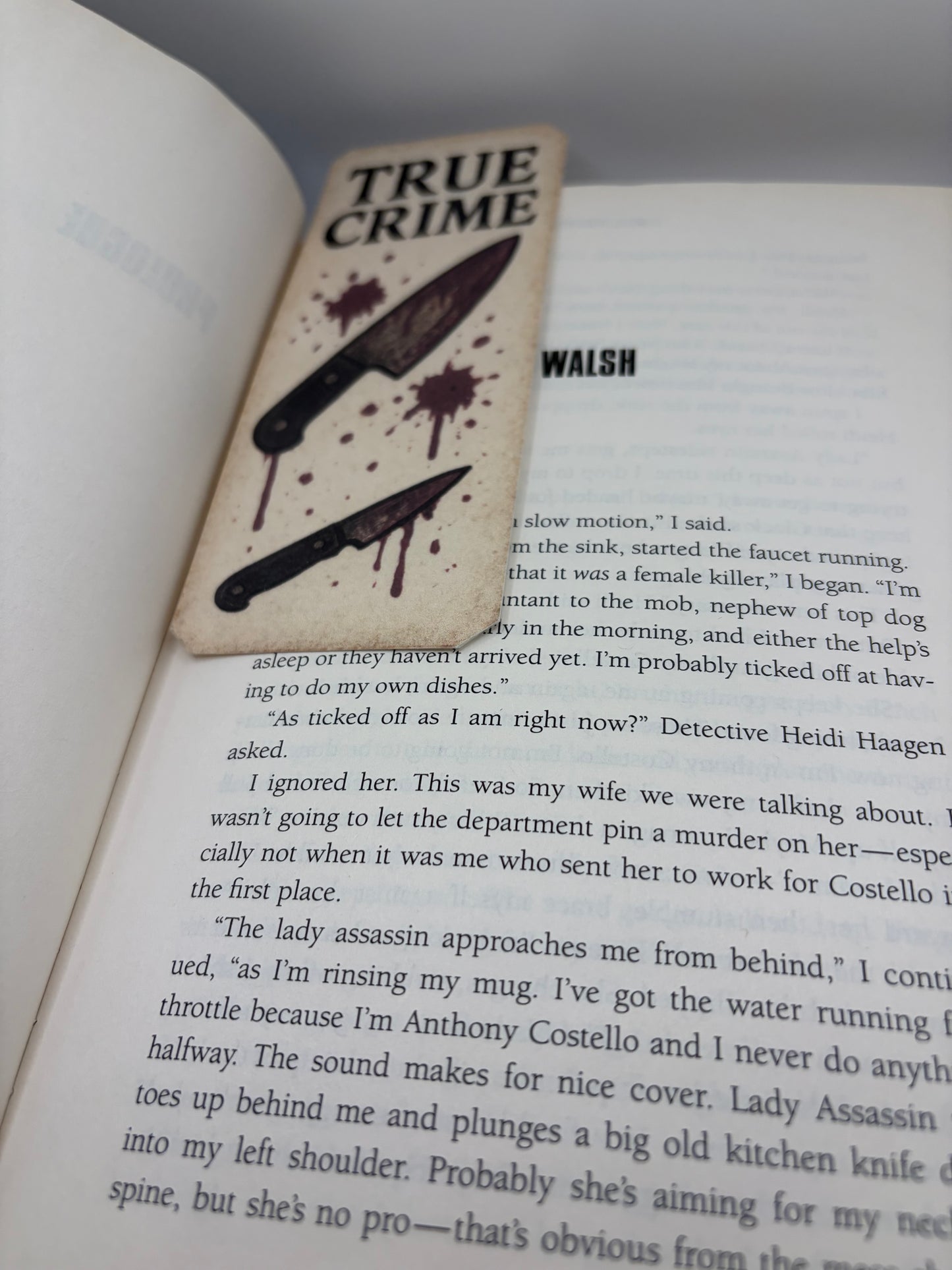 True Crime Bookmark