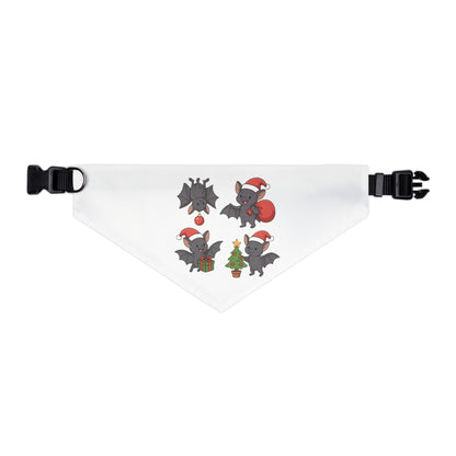 Pet Bandana — Cute Christmas Bats Holiday Dog & Cat Bandana Collar