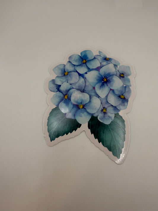 hydrangea sticker